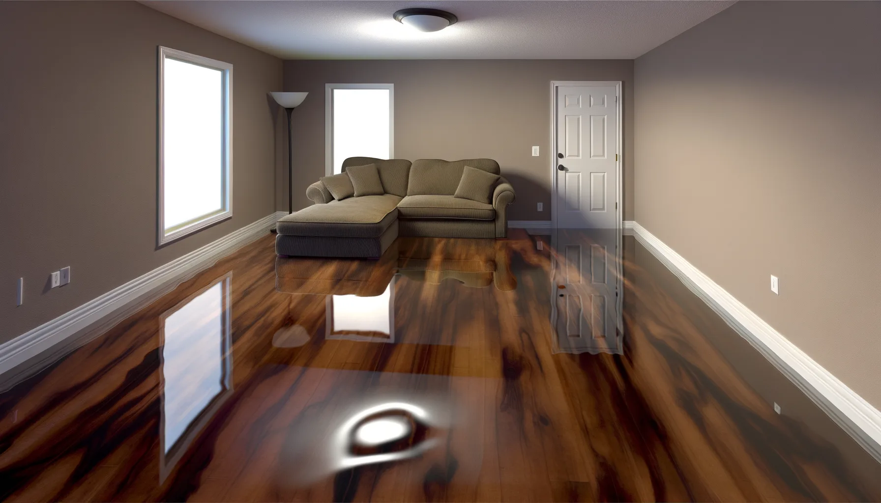 Kitchen Water Damage